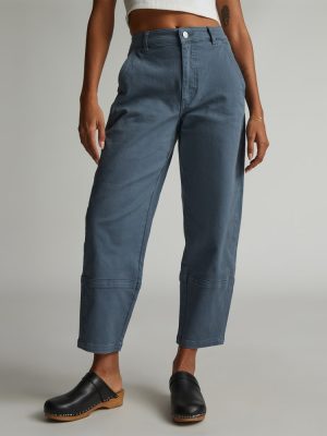 The Utility Barrel Pant | Faded Blue | Regular