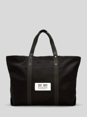 The Organic Canvas Weekender | Black