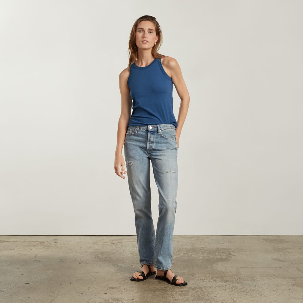 The Tank in Essential Cotton | Deep Blue - Image 5