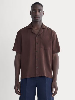 The Resort Shirt in Butterlite | Dark Mahogany