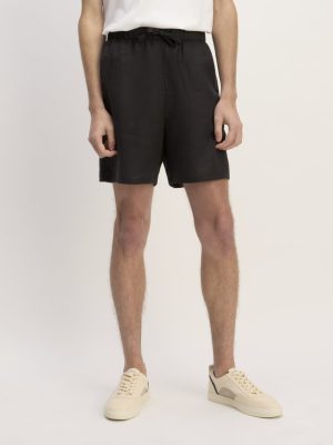 The Linen Easy Short | Black