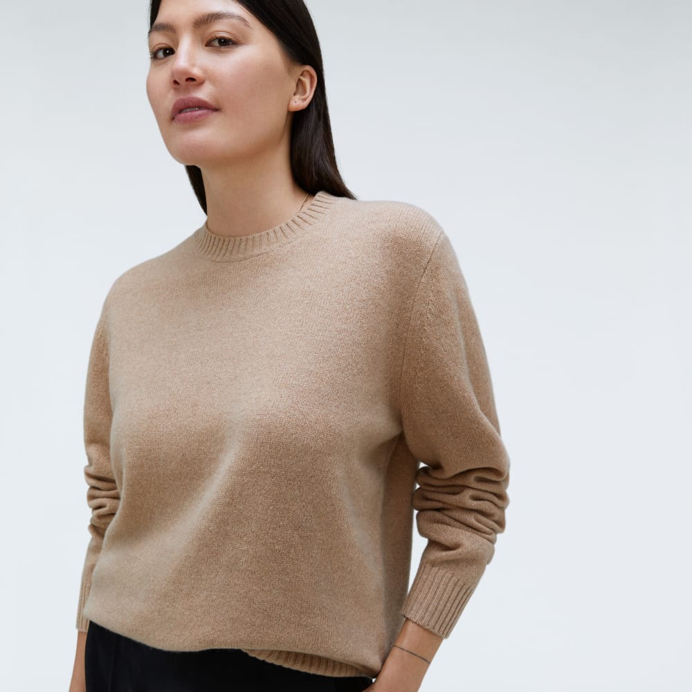 The Everyone Cashmere Crew | Light Camel - Image 6