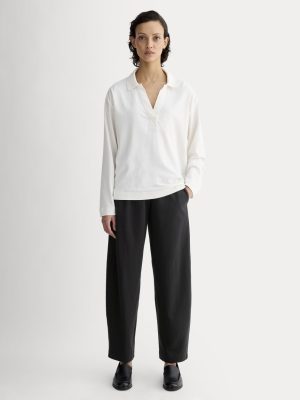 The Off-Duty Barrel Pant | Black