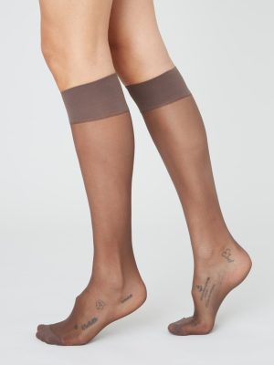 2-Pack Elin Premium Knee-Highs | Dark Brown
