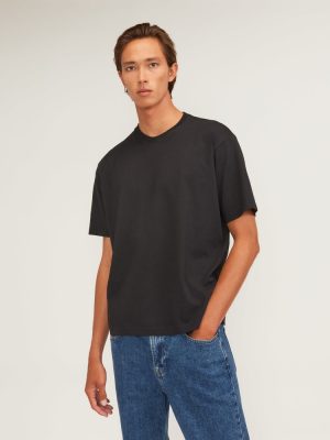 The Premium-Weight Relaxed Crew | Uniform | Black