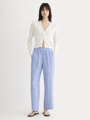 The Linen Easy Pant | Chambray