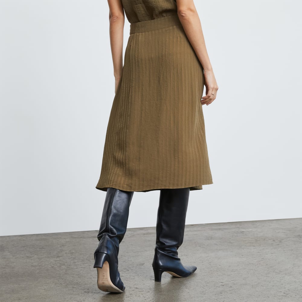 The City Stripe Midi Skirt | Beech - Image 3