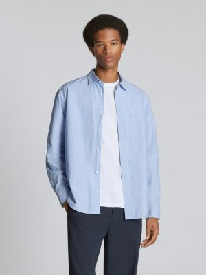 The Relaxed Poplin Shirt | Light Blue
