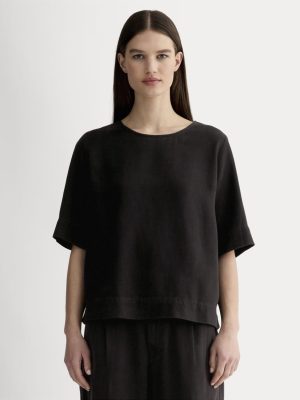 The Relaxed Tee in Buttersoft | Black