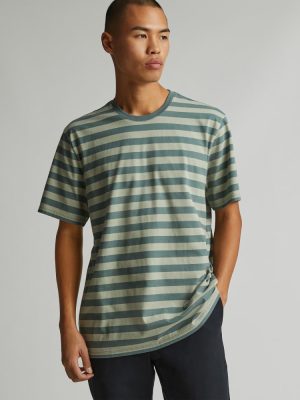 The Organic Cotton Crew | Green Balsam / Seagrass