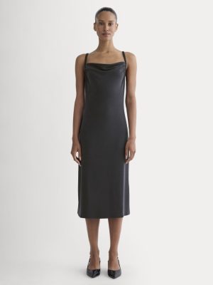 The Tank Midi Dress in Butterknit | Black