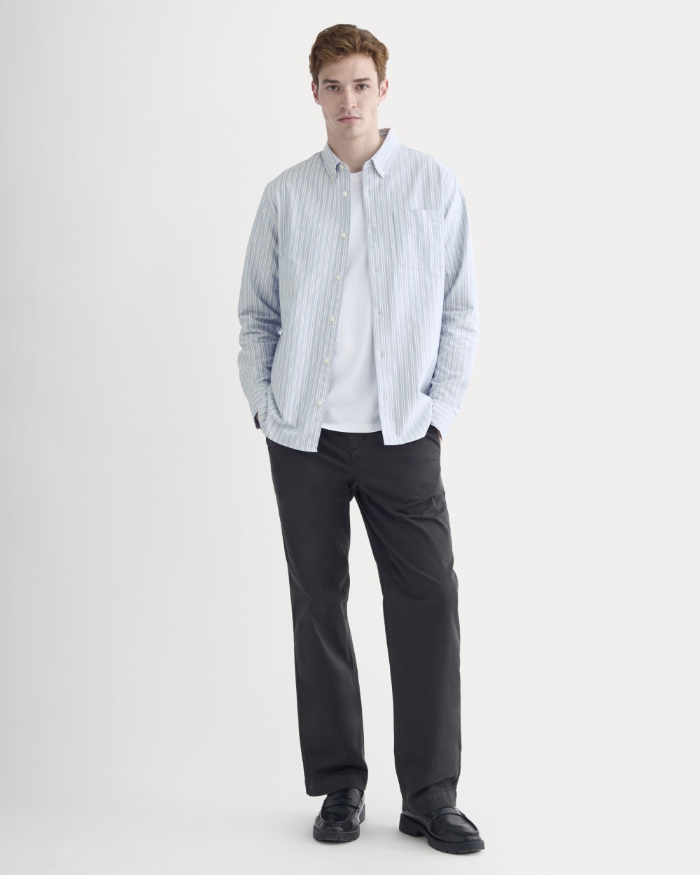 The Classic Oxford Shirt | Summer Sky Stripe | Standard - Image 3