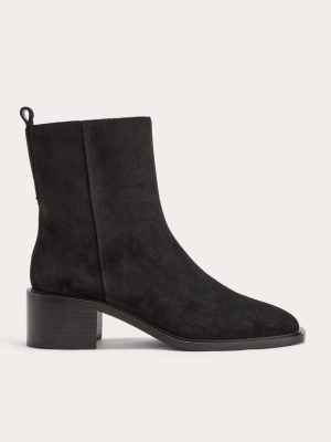 The City Boot | Black Suede