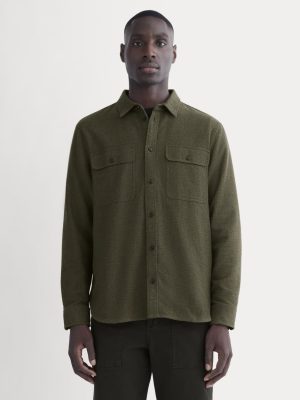 The Heavyweight Overshirt | Uniform | Heathered Green