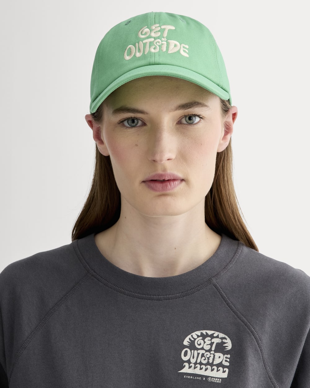 The Everlane x Parks Project Baseball Hat | Green - Image 2