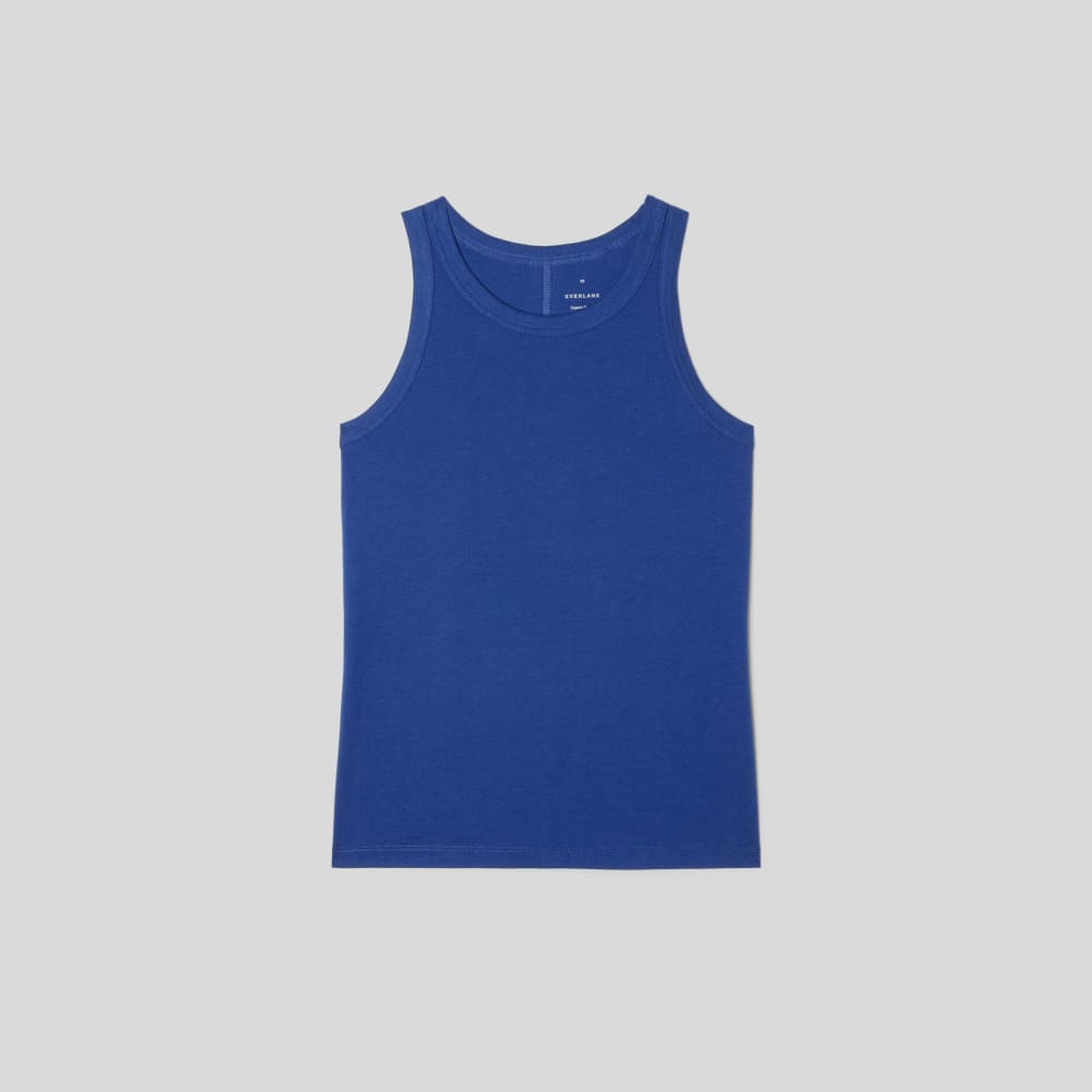 The Tank in Essential Cotton | Mazarine Blue - Image 2