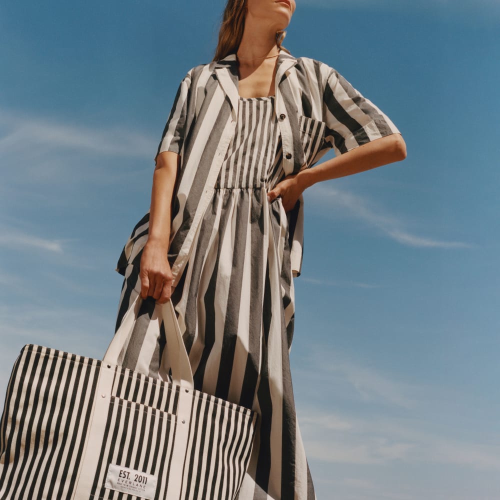 The Poplin Shirt | Bone / Black - Image 6