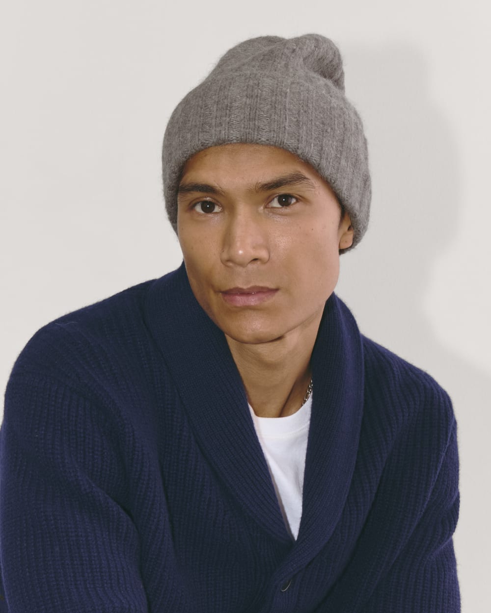 The Alpaca Beanie | Taupe Melange