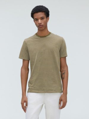 The Organic Cotton Crew | Olive / Canvas