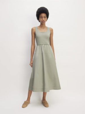 The Supima? Jersey Riviera Dress | Sage Green