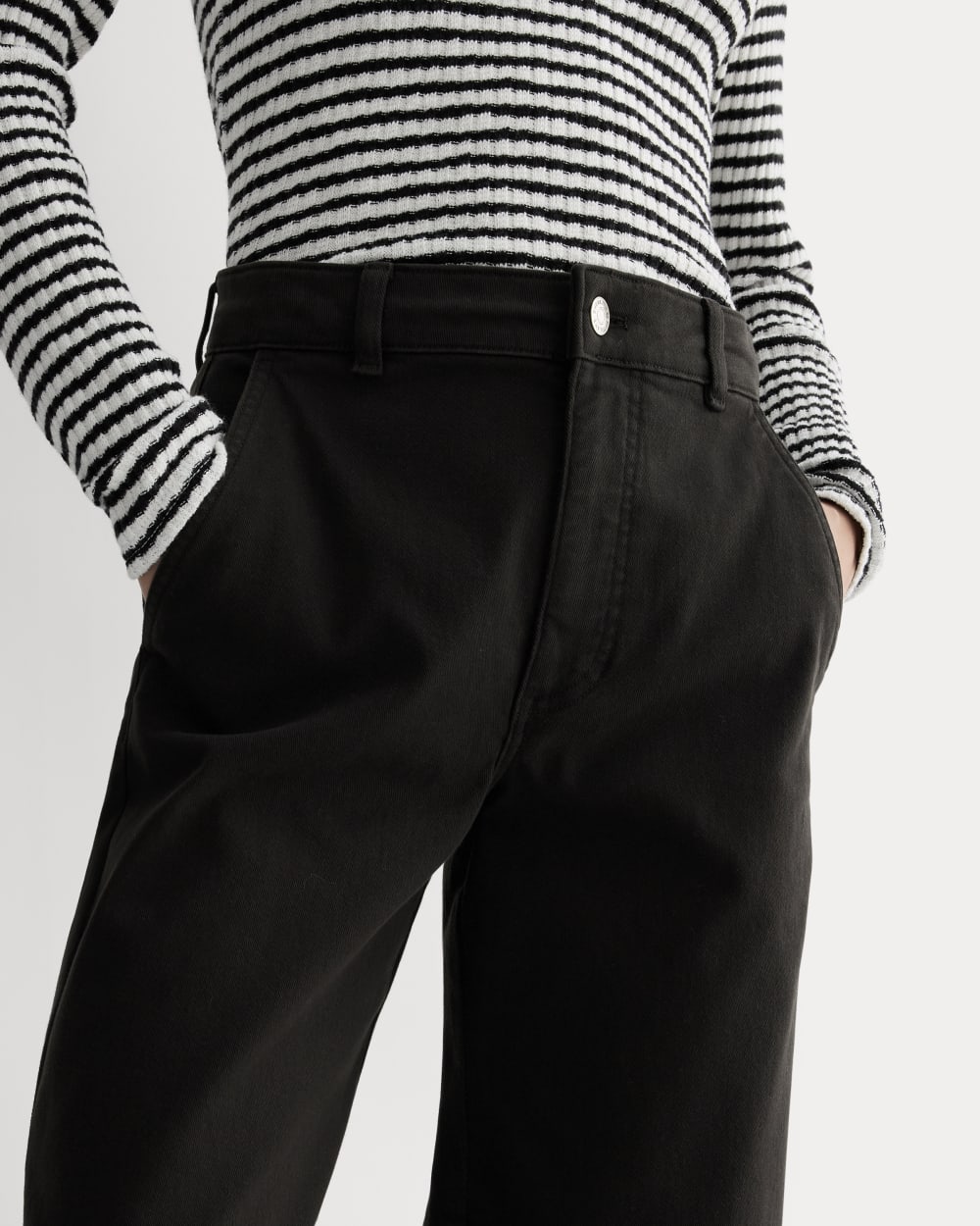 The Utility Wide-Leg Pant | Black - Image 5