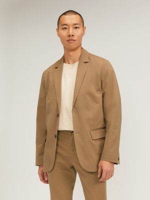 The Performance Chino Blazer | Toasted Coconut