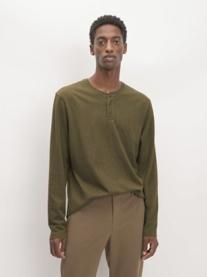 The Slub Long-Sleeve Henley | Beech