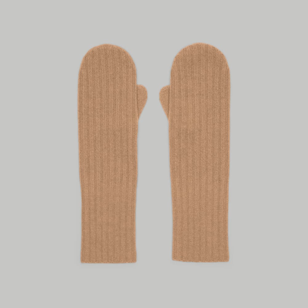 The Cashmere Mittens | Light Camel - Image 4