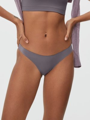 The Invisible Thong | Plum Grey