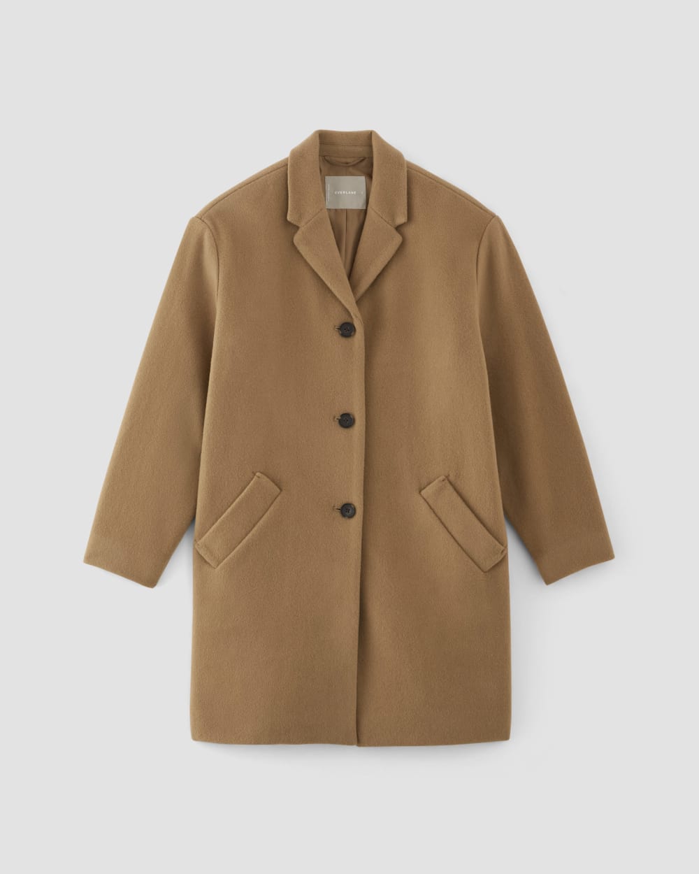 The Italian ReWool? Cocoon Coat | Camel - Image 2