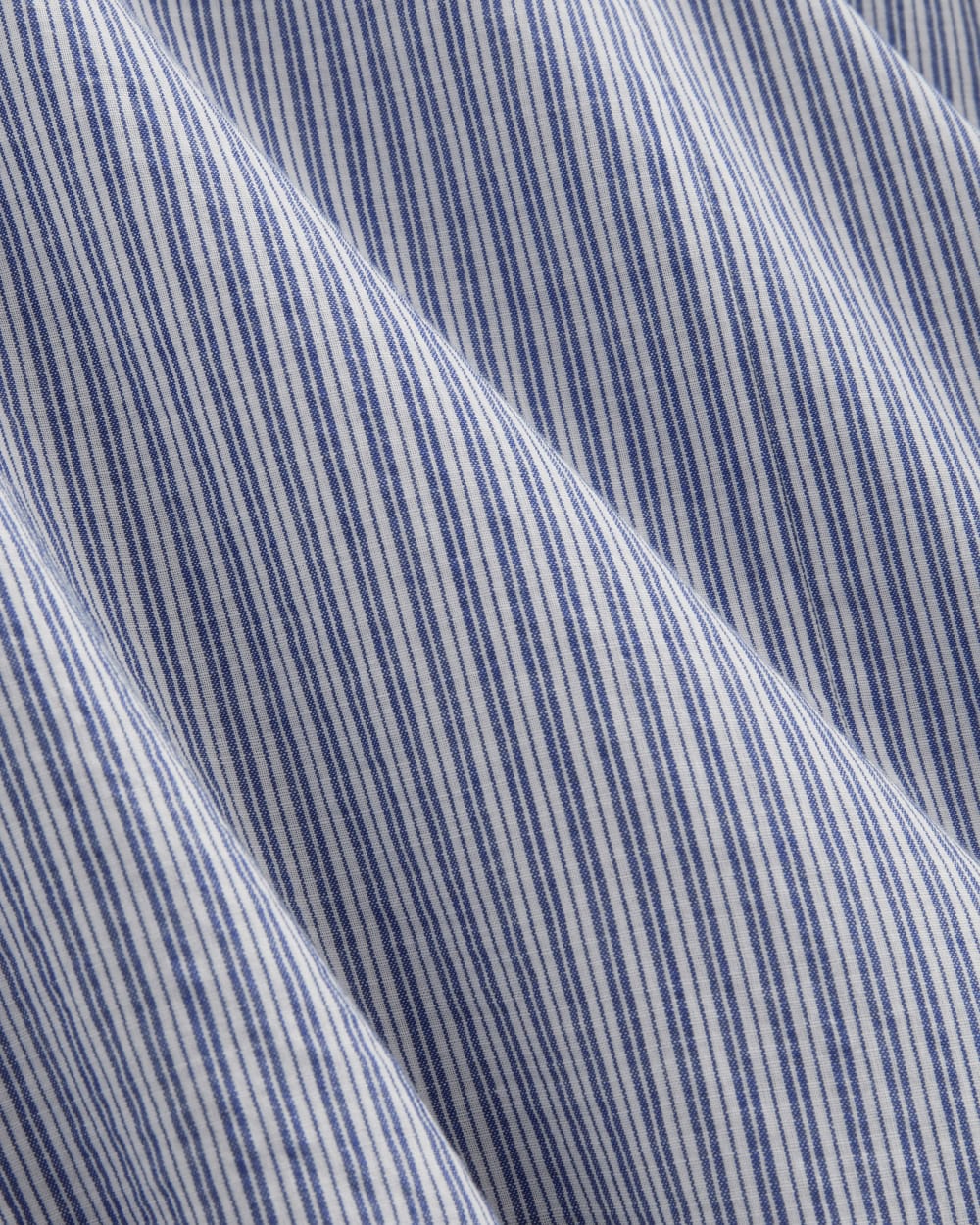 The Gauze Gathered Top | Mazarine Blue / Optic White - Image 6