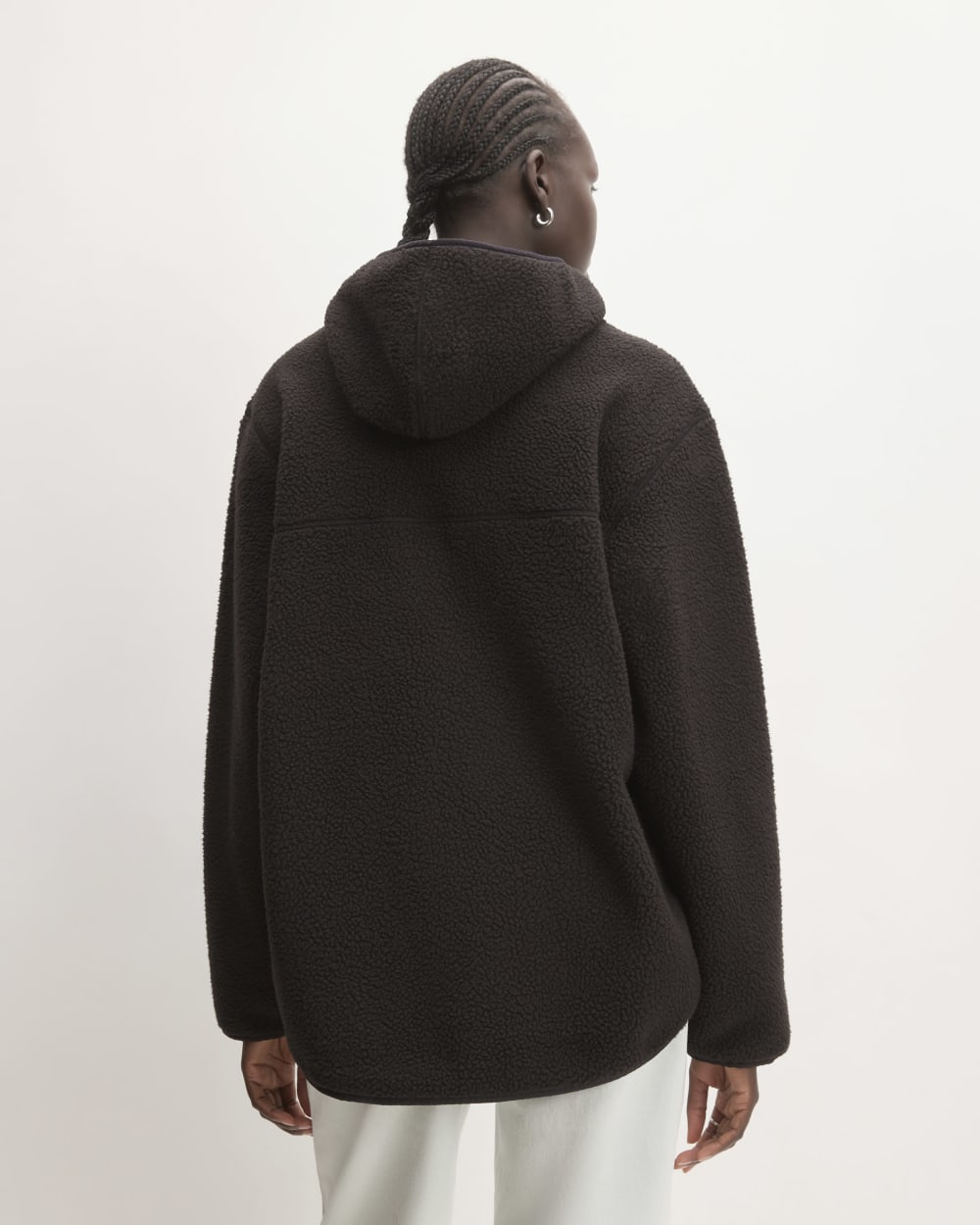 The ReNew Fleece Full-Zip Hoodie | Black - Image 6