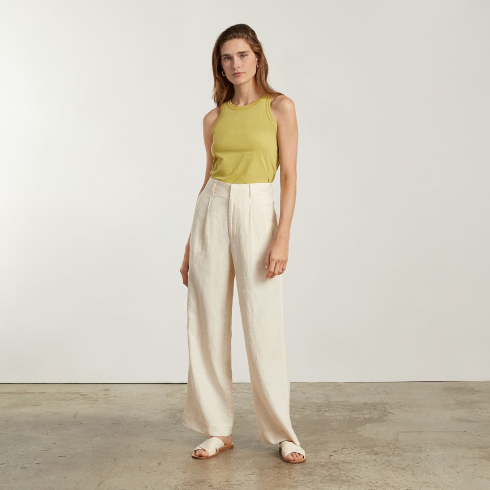 The Tank in Essential Cotton | Leek - Image 5