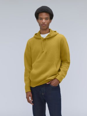 The Felted Merino Hoodie | Golden Palm