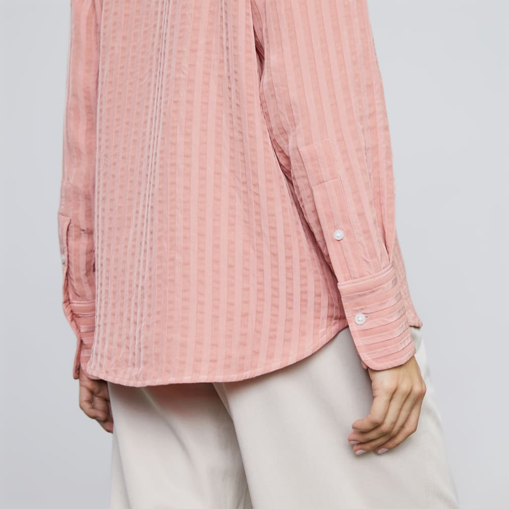 The City Stripe Shirt | Light Rose - Image 5