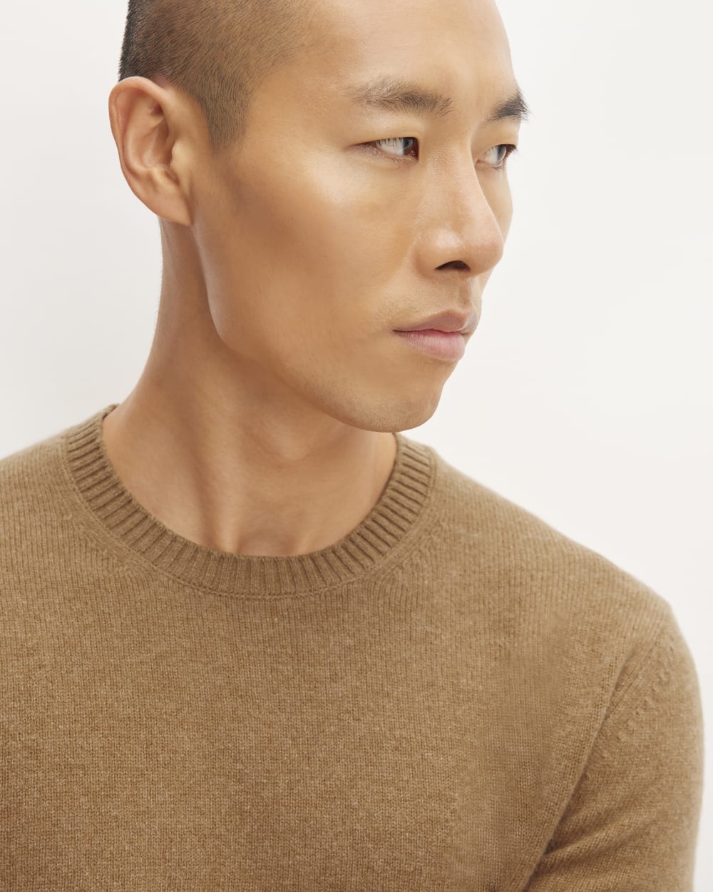 The Premium Merino Crew Neck Sweater | Deep Camel - Image 4