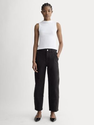 The Utility Barrel Pant | Black | Regular