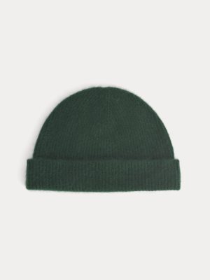 Cashmere Docker Beanie | Dark Green