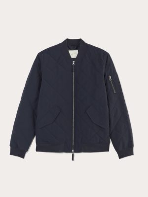 The Quilted Bomber | Navy