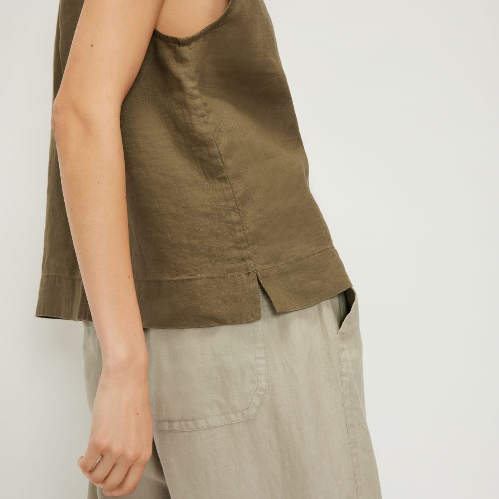 The Linen High-Neck Tank | Kalamata - Image 5
