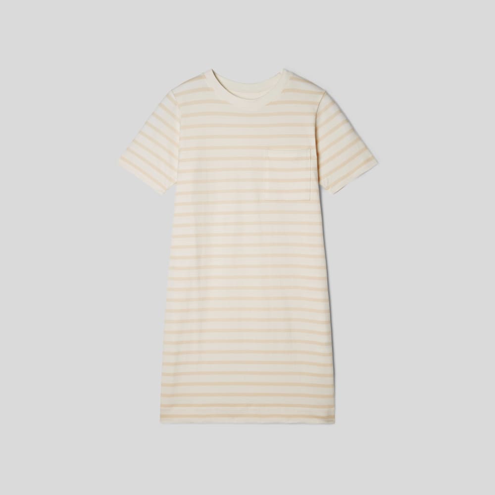 The Organic Cotton Weekend Tee Dress | Brazilian Sand / Canvas Tan - Image 2