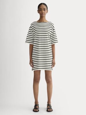 The Mariner Dress | Bone / Black