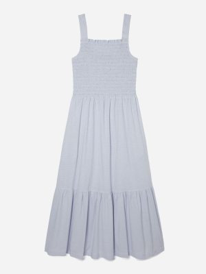 The Smock Dress | Bluebell Gingham