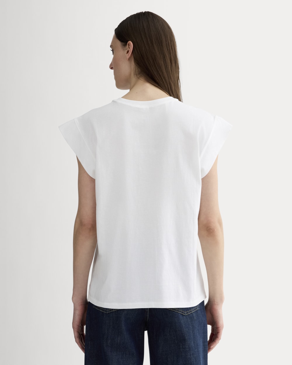 The Muscle Tee in Essential Cotton | White - Image 5