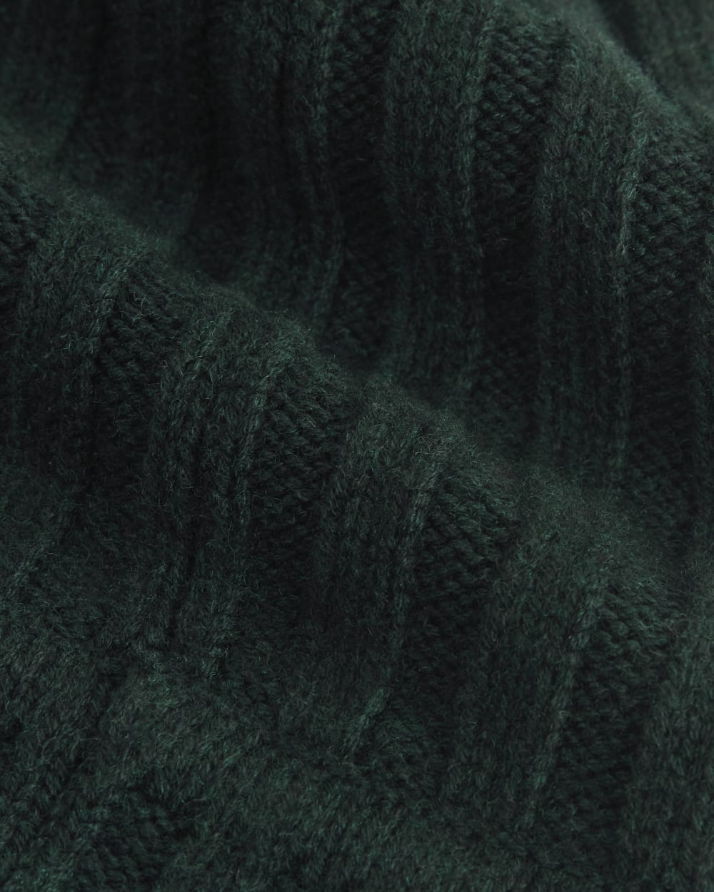 Chunky Ribbed Beanie | Heathered Dark Sea - Image 4