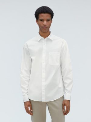 The Relaxed Poplin Shirt | White