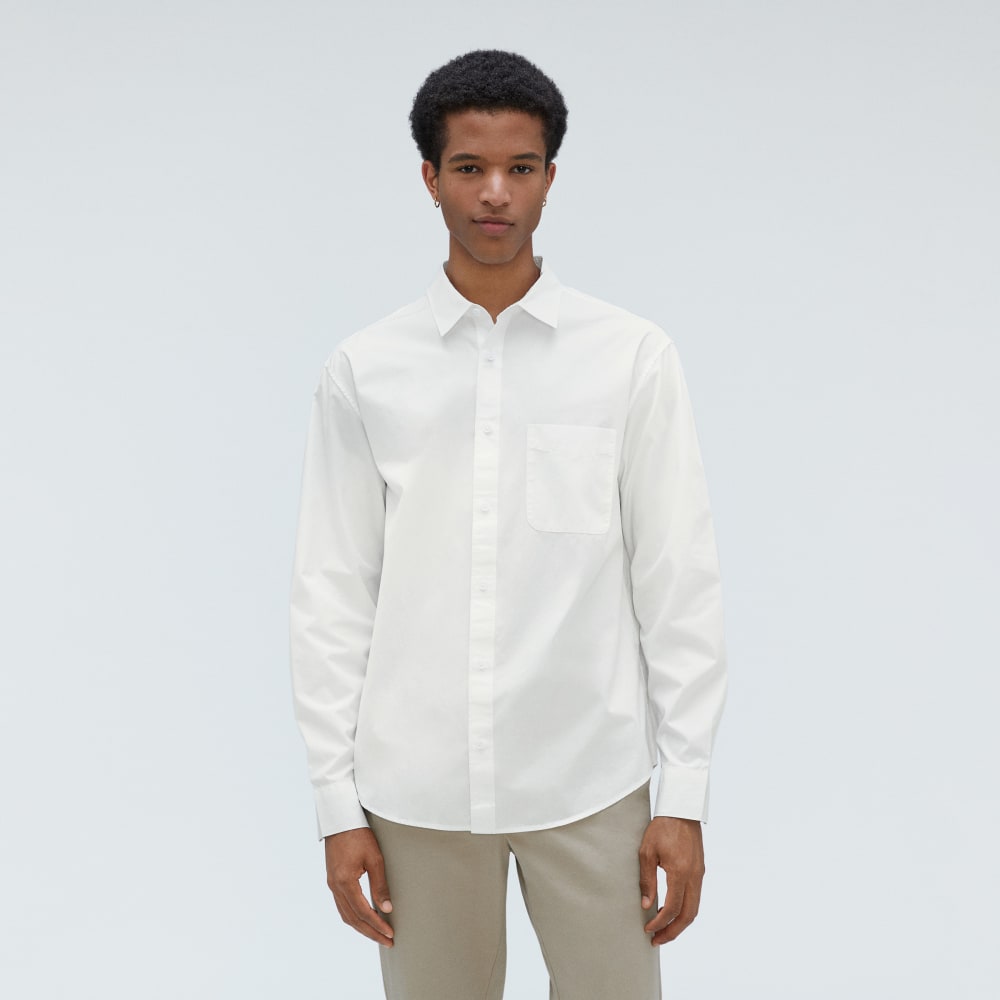 The Relaxed Poplin Shirt | White