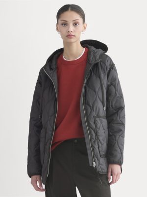 ReNew Quilted Hooded Liner | Black