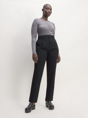 The Japanese GoWeave Way-High® Tapered Pant | Black