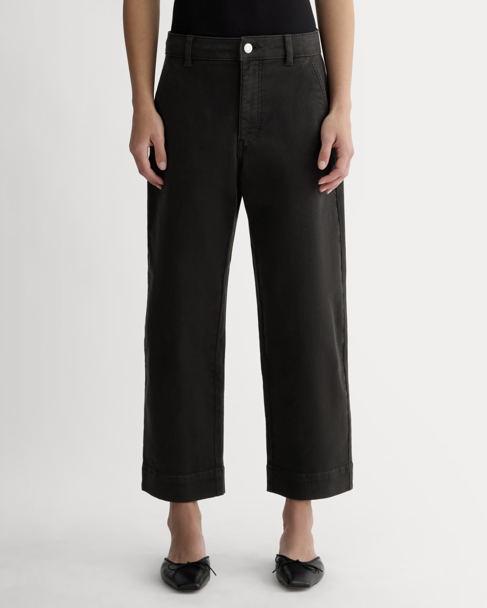 The Utility Straight-Leg Pant | Black | 28.5 Inseam - Image 3